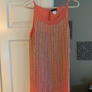 Venus matte gold sequin dress